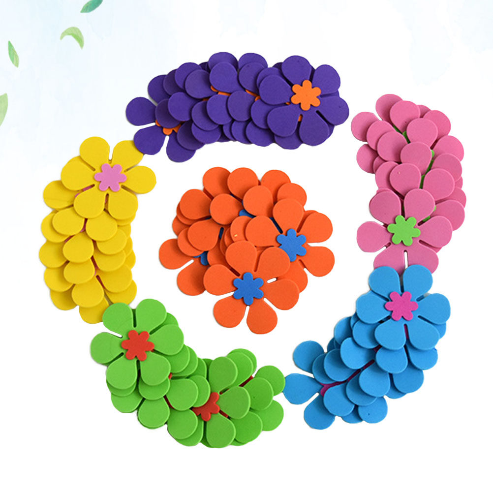 120Pcs Foam Flower Stickers fo - Flower Supplies avaliação e preço