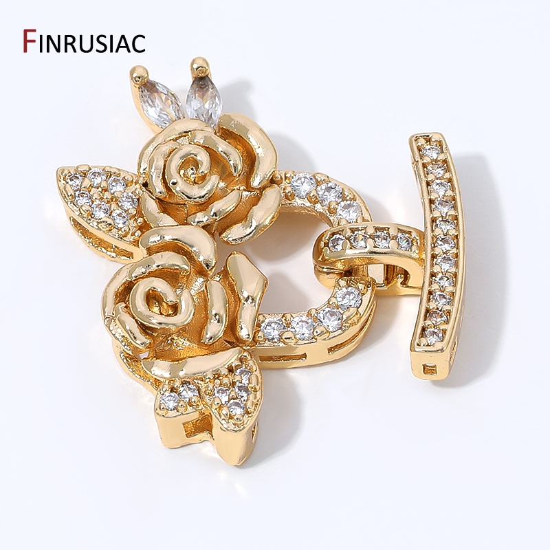 14K Gold Plated Brass Zircon F - Flower Supplies avaliação e preço