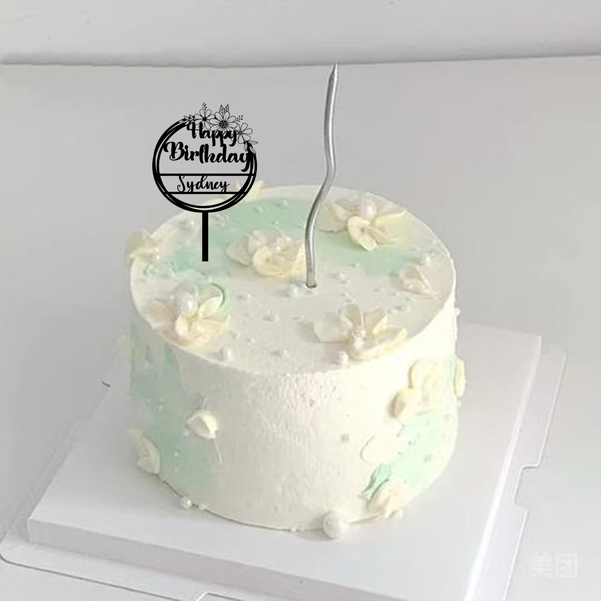 1PC Cartoon Happy birthday wis - Flower Supplies avaliação e preço