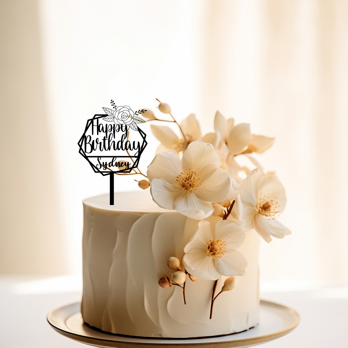 1PC Cartoon Happy birthday wis - Flower Supplies avaliação e preço