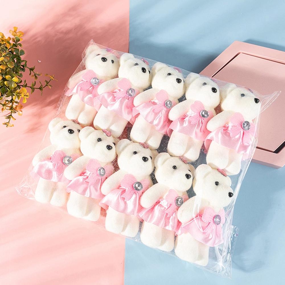 10pcs/Bag Bouquet Bear Ice Cre - Flower Supplies avaliação e preço