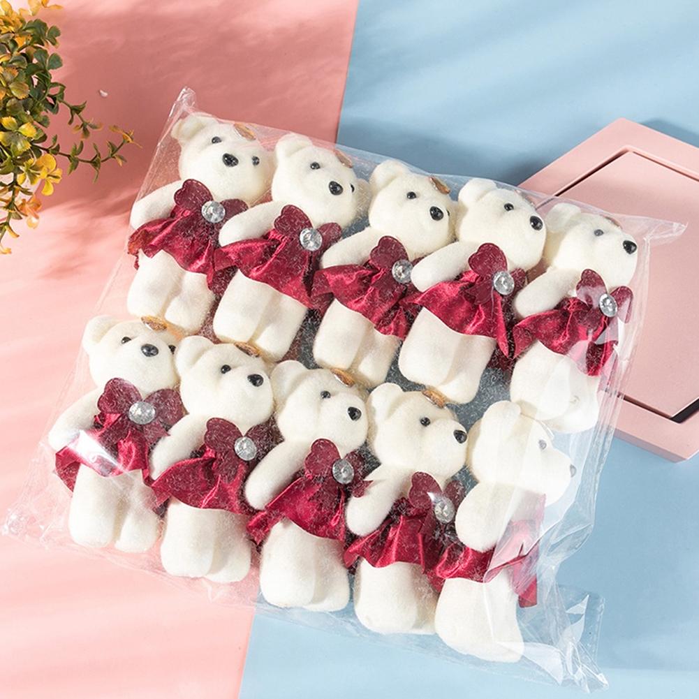 10pcs/Bag Bouquet Bear Ice Cre - Flower Supplies avaliação e preço