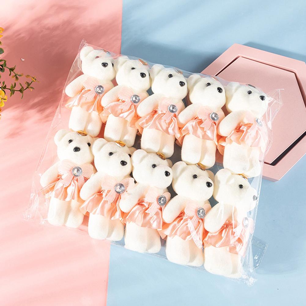 10pcs/Bag Bouquet Bear Ice Cre - Flower Supplies avaliação e preço