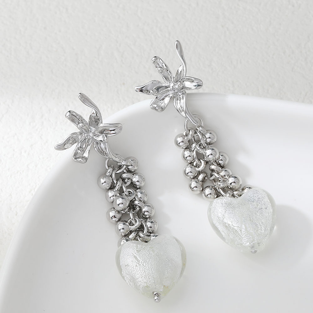 4PCS Dainty Flower Shape Ear S - Flower Supplies avaliação e preço