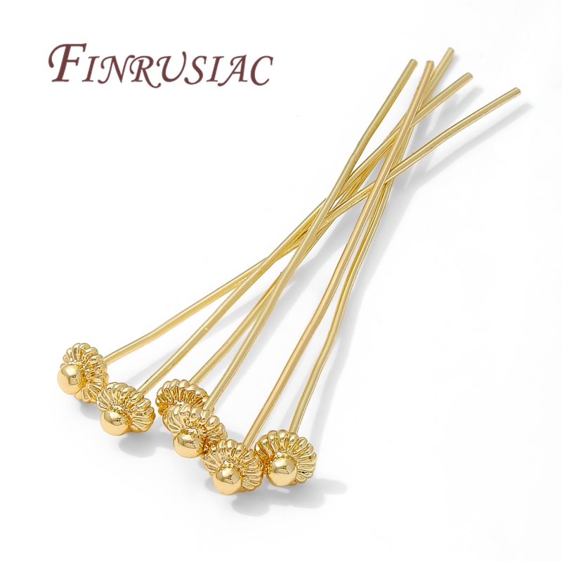 10/20Pcs/Lot 18K Gold-plated P - Flower Supplies avaliação e preço
