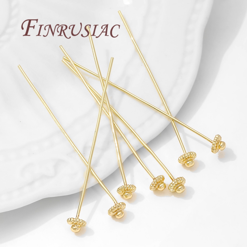 10/20Pcs/Lot 18K Gold-plated P - Flower Supplies avaliação e preço