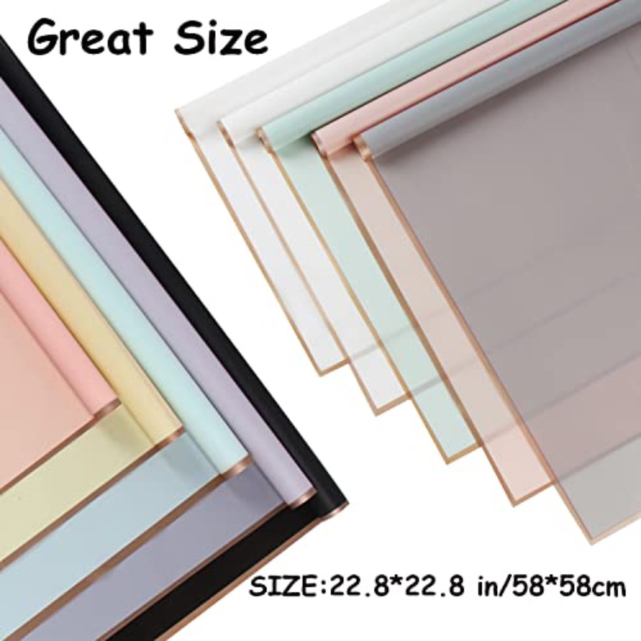 20 Sheets Flower Wrapping Pape - Flower Supplies avaliação e preço