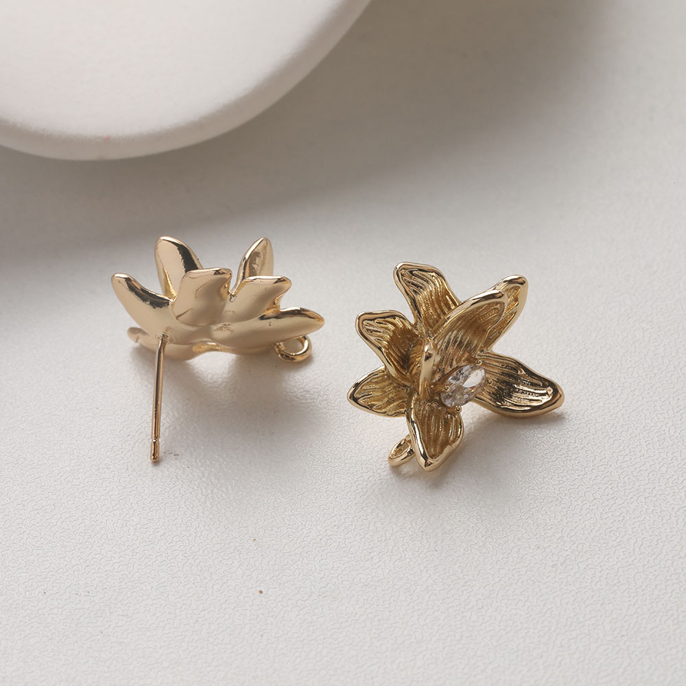 4PCS Dainty Flower Ear Studs E - Flower Supplies avaliação e preço