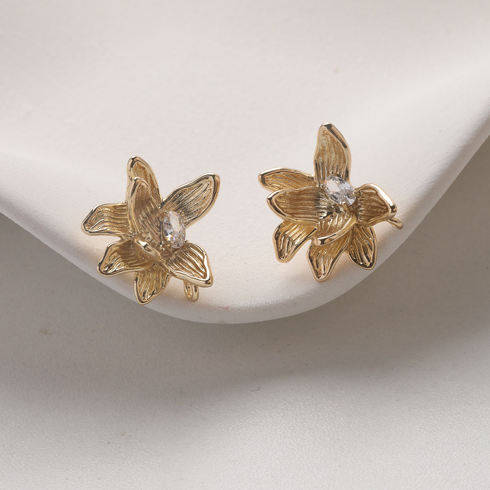 4PCS Dainty Flower Ear Studs E - Flower Supplies avaliação e preço