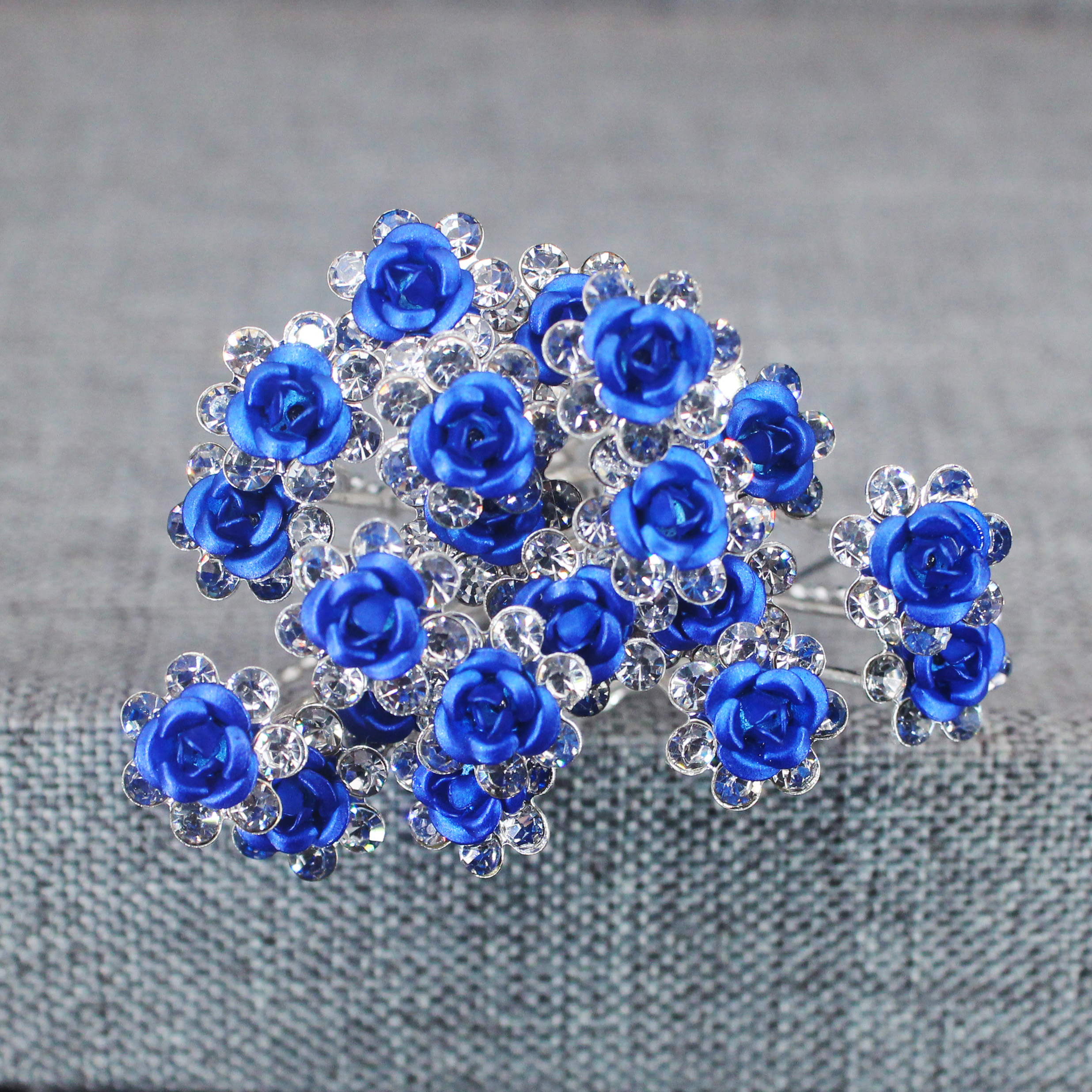 20PCS Rose Flower Rhinestone H - Flower Supplies avaliação e preço